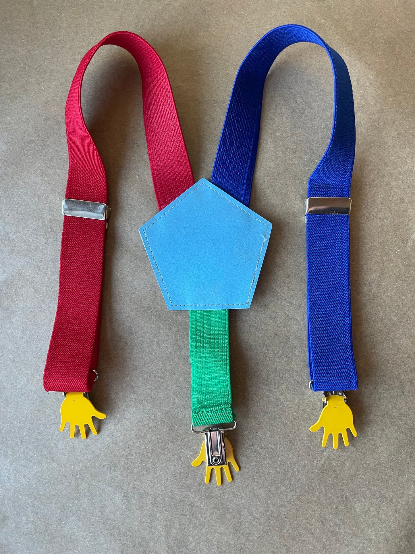 Vintage Seasame Street Colourblock toddler braces - One-Size