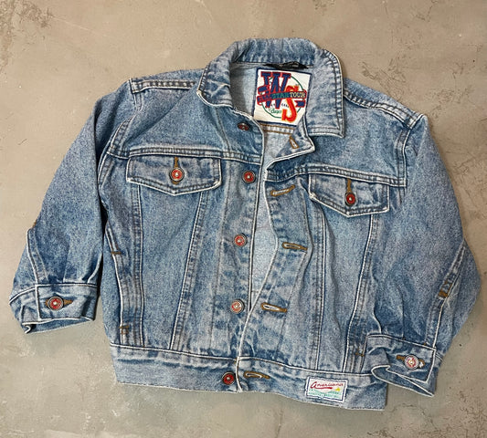 Vintage kids denim jacket 