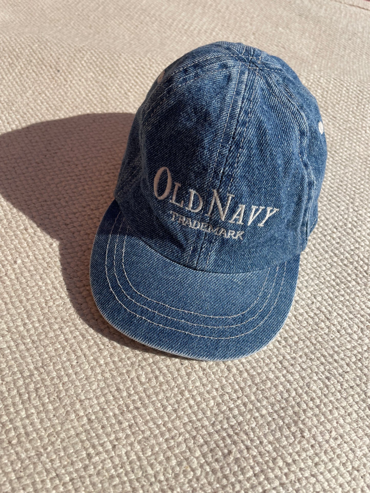 Old Navy Denim Baseball Cap Size 0-3 years