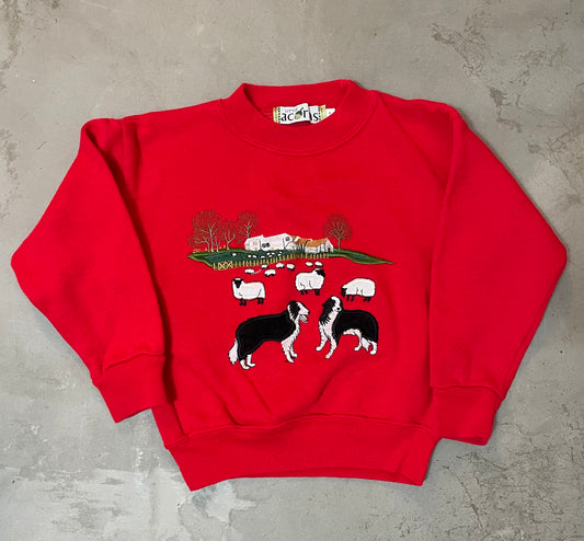 Vintage kids farm sweatshirt 