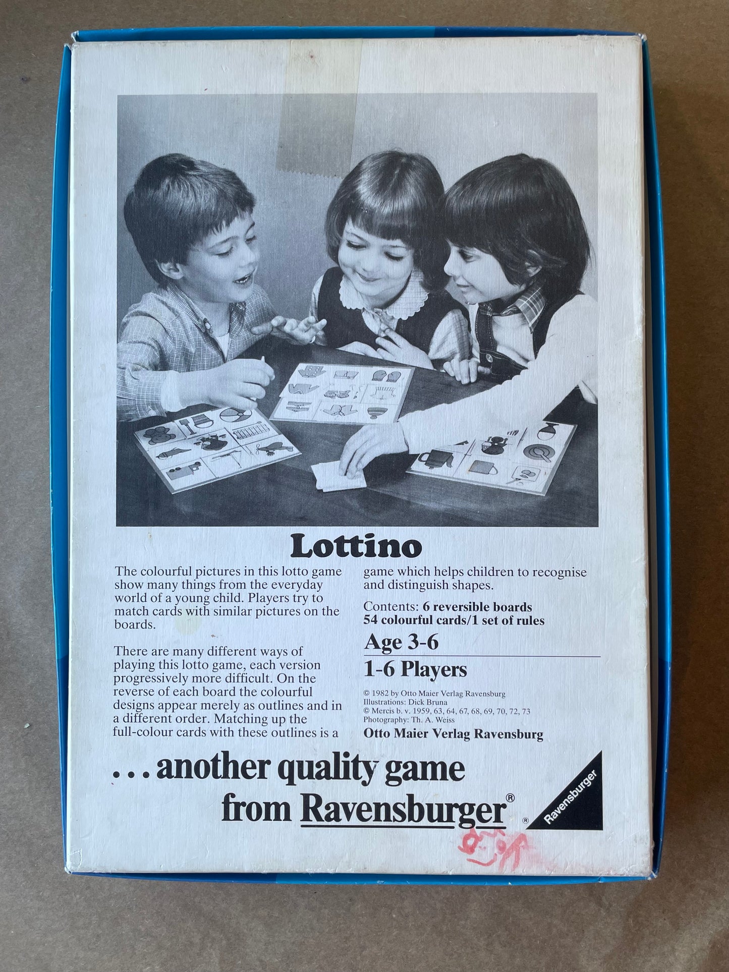 Dick Bruna Lottino 1982 Game